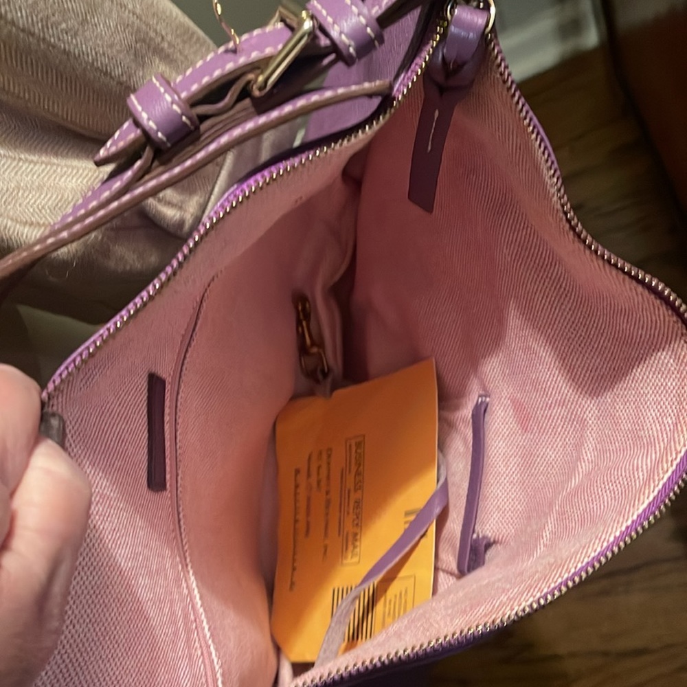 Dooney & Bourke Purple Shoulder Bag- NWOT - Picture 8 of 10